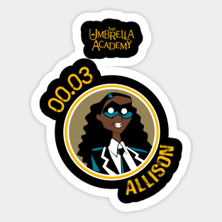 UMBRELLA ACADEMY: ALLISON ¨THE RUMOR¨ CARTOON Sticker